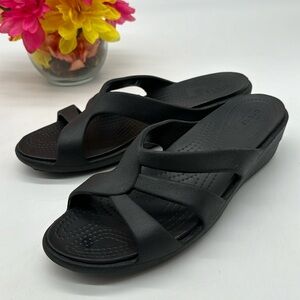 CROCS Black Women's Sandals
